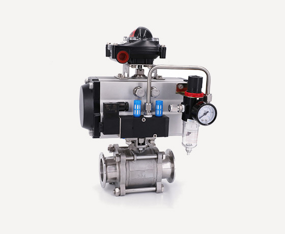 Pneumatic ball valve